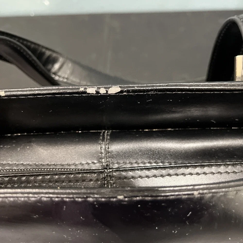 Franklin Covey Laptop Tote Womens Large Black Briefcase Professional Work‎ Bag